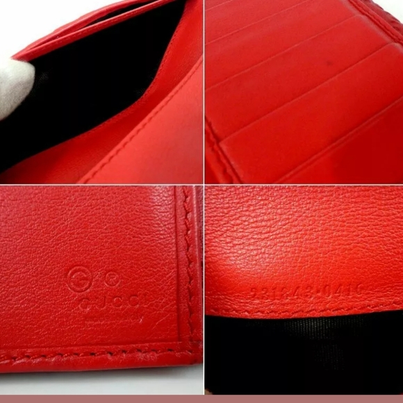 GUCCI HIMA INTERLOCKING G STUDS DOUBLE HOOK PURSE - Picture 7 of 8